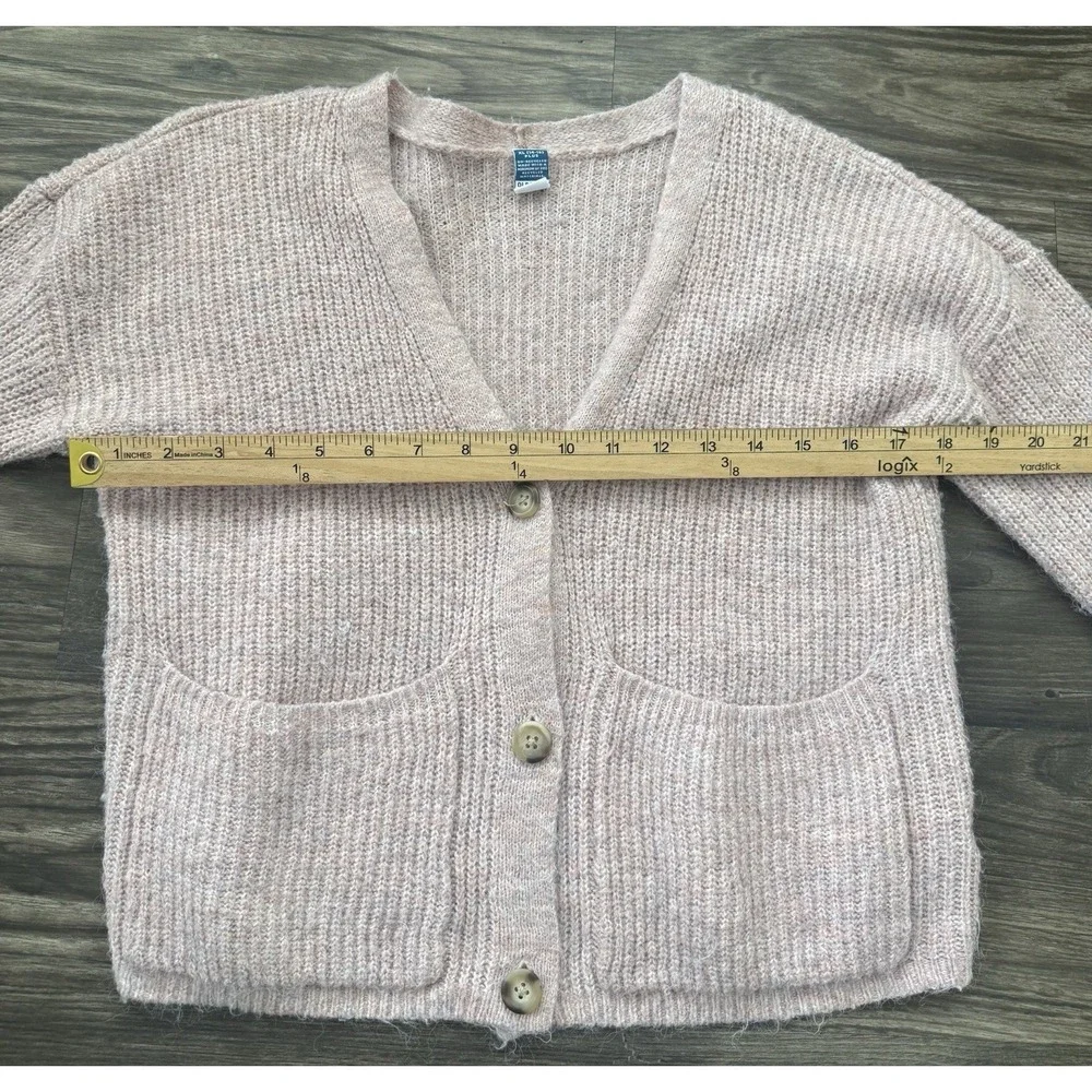Girls Youth Cardigan Fuzzy Cozycore Button Up Cottagcore‎ Prairie Indie Boho Y2K